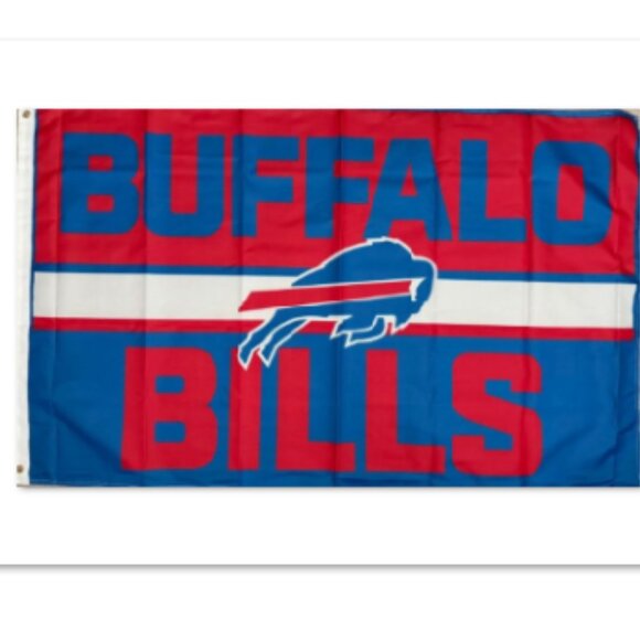 Buffalo Bills 3x5 NFL Flag Middle Striped  BRAND NEW - Picture 1 of 3